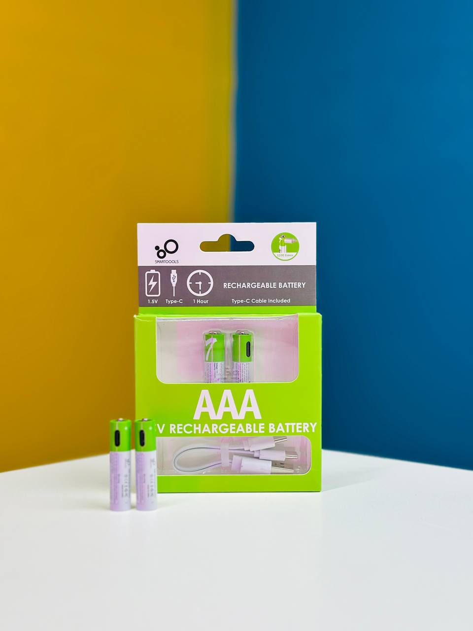 Picture of SmarToools RB40 AAA 1.5V 750 mWh Rechargeable Battery (4P/2Set)