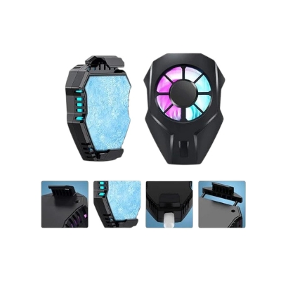 Picture of Cubonic L01 Mobile Phone Cooler Fan for Gaming | Radiator Cooling Pad for PUBG, Free Fire, 4-6.7" Android & iOS Phones | Live Stream & Game Enhancer