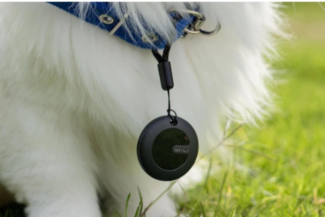 Picture of MiLi MiTag iPhone Location Tracker Device. Compatible with Apple Find My Device. Smart Finder