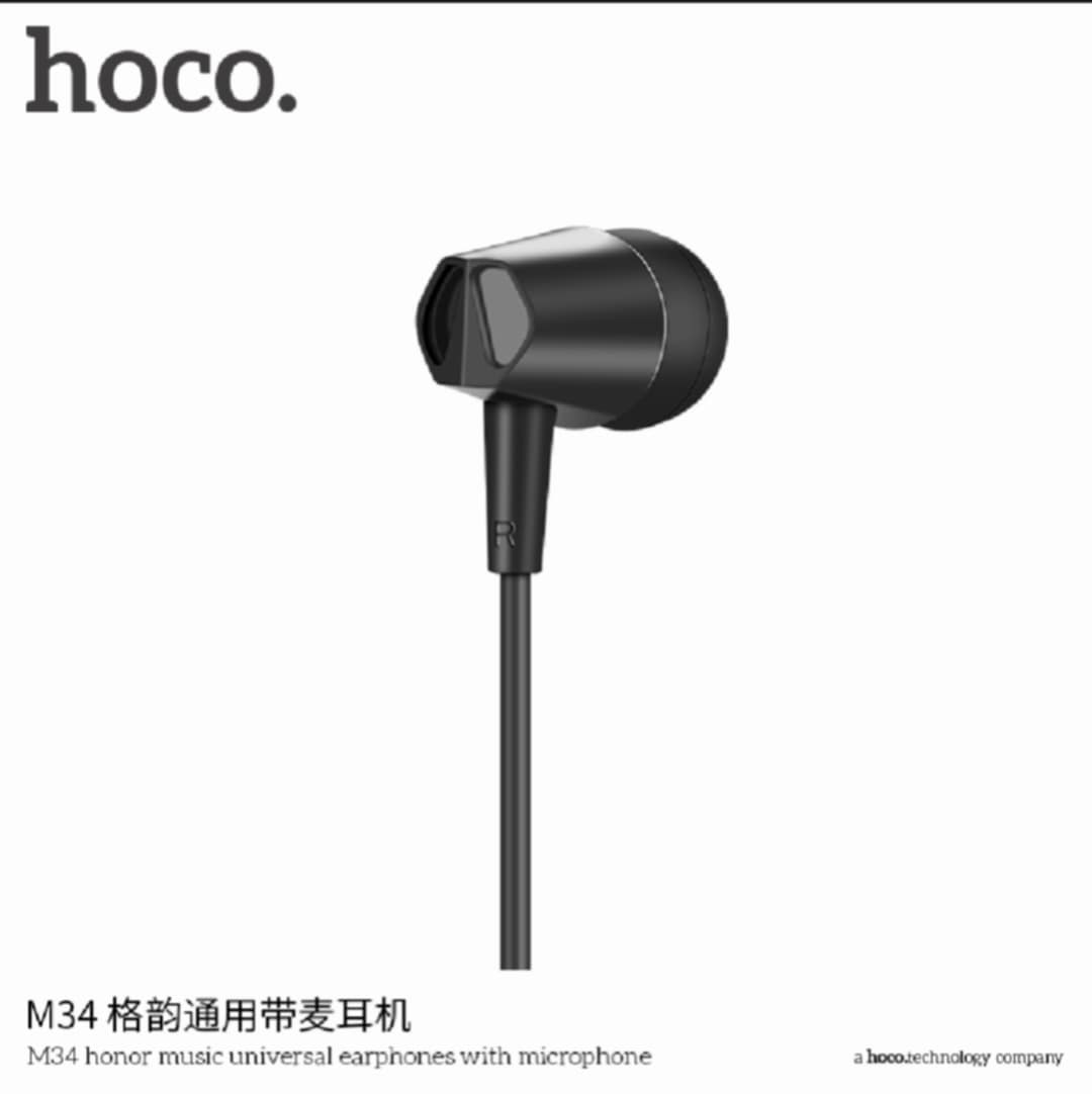 Picture of Hoco M34 Honor Music Universal Earphones with Microphon