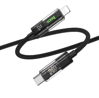 Picture of Hoco U116 Transparent Discovery Edition 27W PD Charging Data Cable for iP