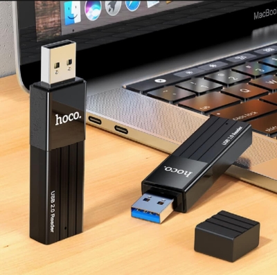 Picture of Hoco HB20 Mindful 2 in 1 Card Reader with USB Connector (USB2.0)