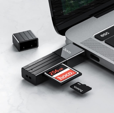 Picture of Hoco HB20 Mindful 2 in 1 Card Reader with USB Connector (USB2.0)