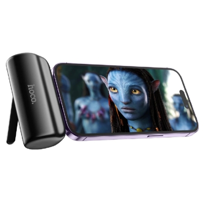 Picture of Hoco J106 Mini Pocket Power Bank - 5000mAh Capacity with Folding Stand for iPhone
