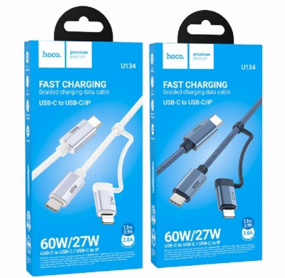 Picture of Hoco U134 Primero 2-in-1 Braided Charging Cable