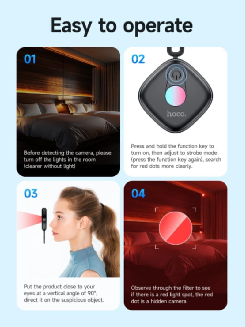 Picture of Hoco GM231 Hidden Spy Camera Detector