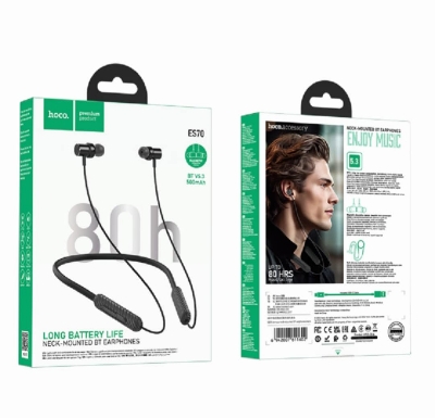 Picture of Hoco ES70 Armour Neck-mounted Neckband Bluetooth Headphones 80 Hours Long Battery Life