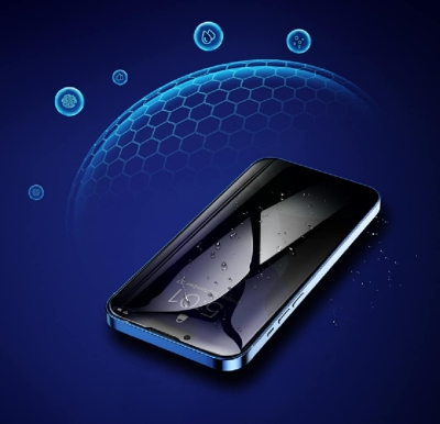 Picture of Hoco A34 Plus 9D Large Arc Dustproof Anti-spy Privacy Protection Tempered Glass for iPhone 14 / 13/ 13 Pro