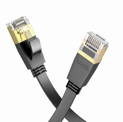 Picture of Hoco US07 8-Core Pure Copper Gigabit Cat6 Ethernet Cable with Gold-Plated RJ45 Plug
