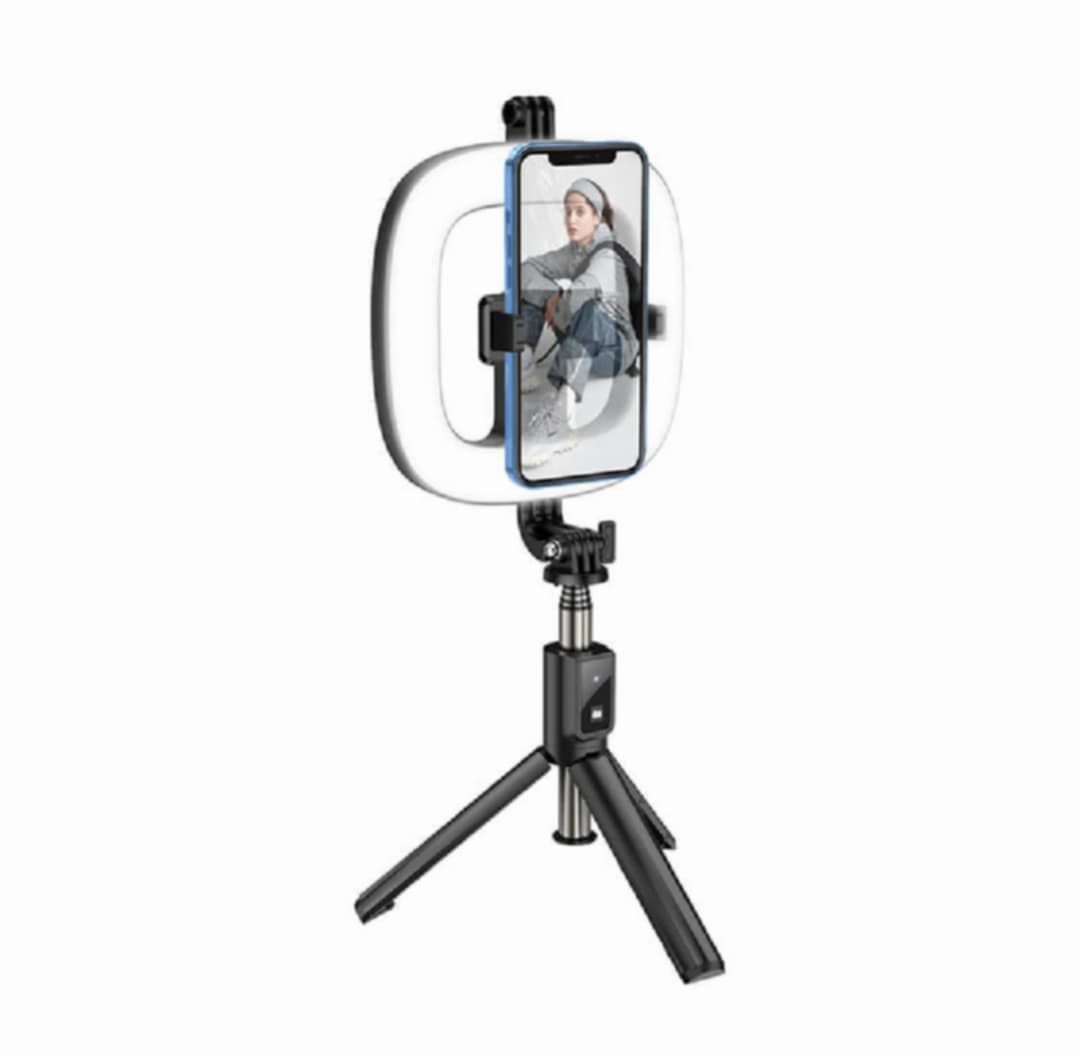 Picture of Hoco LV03 Plus Showfull Fill Light Live Broadcast TikTok Stand Holder Selfie Mobile Tripod