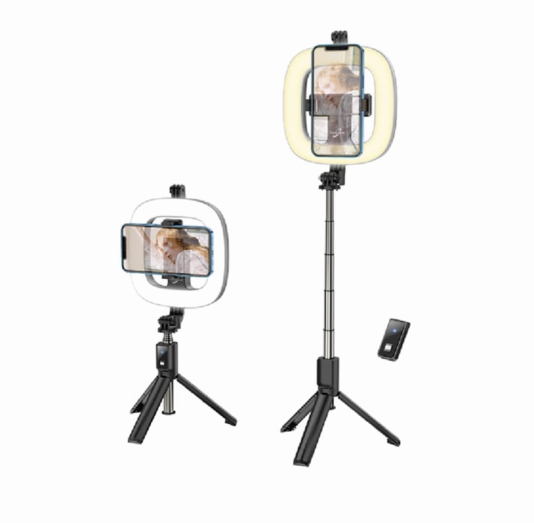 Picture of Hoco LV03 Plus Showfull Fill Light Live Broadcast TikTok Stand Holder Selfie Mobile Tripod
