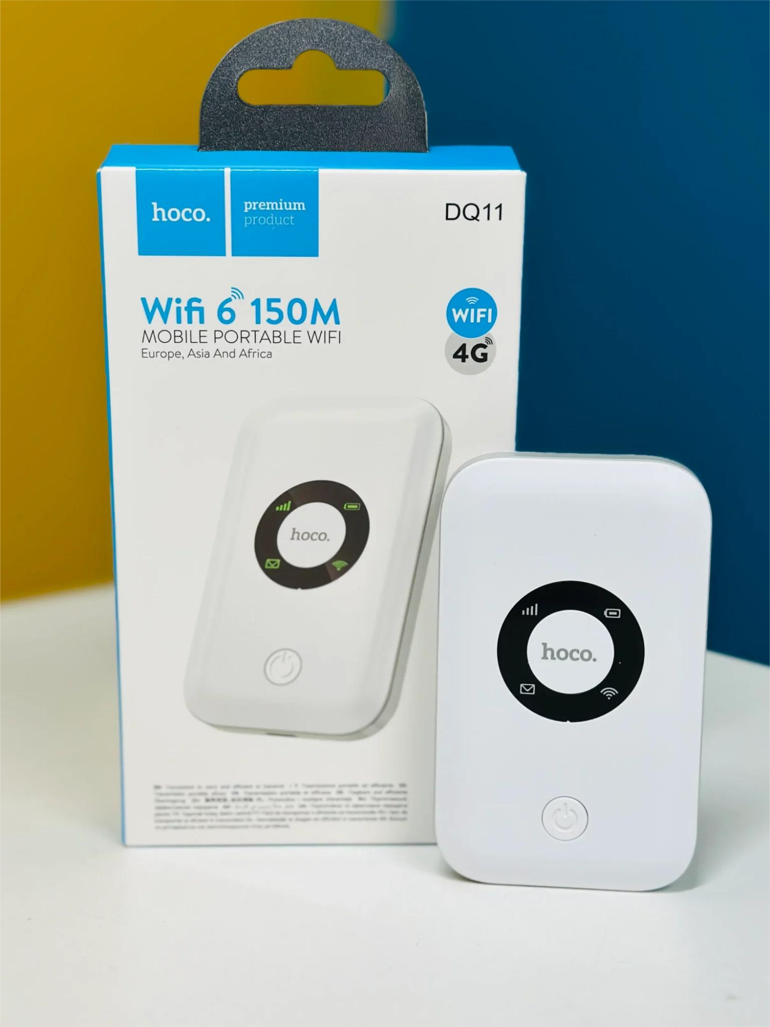 Picture of Hoco DQ11 4G Pocket Router WiFi 6 | 12-Hour Backup | Supports All BD SIM