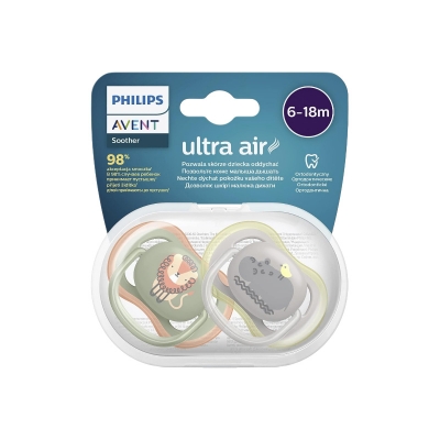 Picture of Philips Avent Ultra Air Pacifier 6-18 months 2pcs (Made in Netherlands)