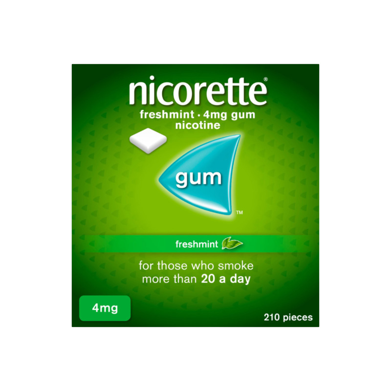 Picture of Nicorette 4mg Freshmint Gum 210 Gums Pack (International)