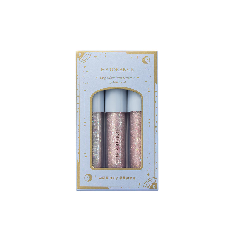 Picture of HERORANGE Magic Star River Streamer Glitter Eye Shadow Set 3pcs