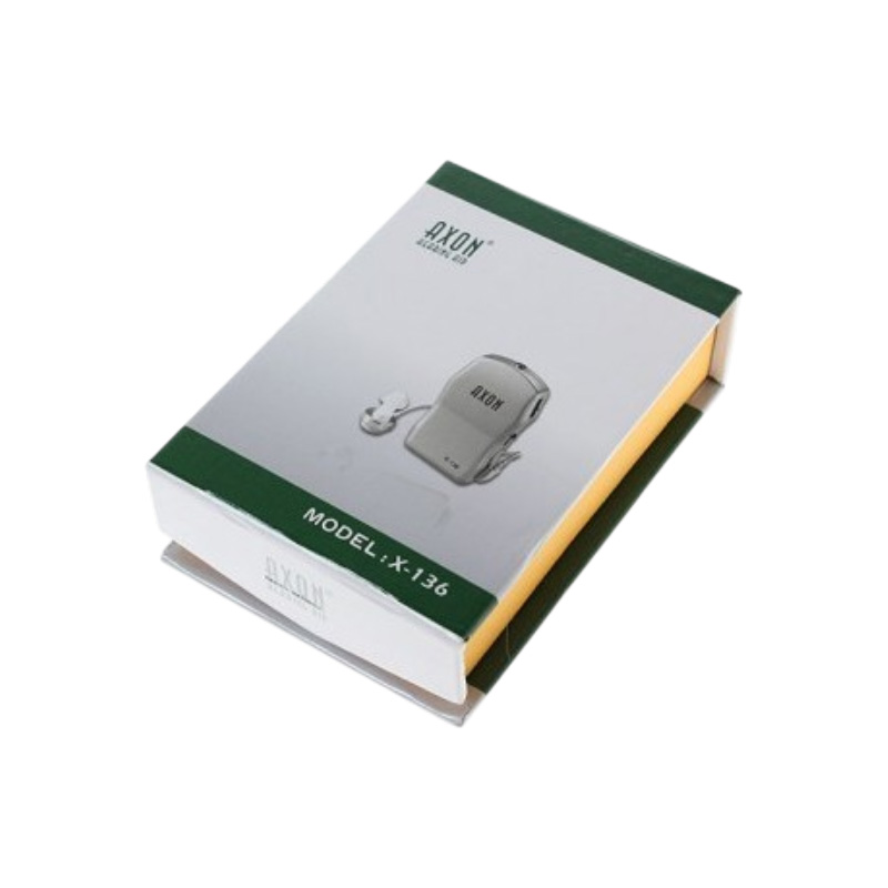 Picture of AXON X-136 Hearing Aid Machine Mini Hearing Aid Machine Pocket Wired Box system for Best Sound Amplifier Receiver Ear Care