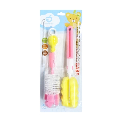 Picture of Applebear Baby Bottle & Nipple Brush Set - Multicolor Available