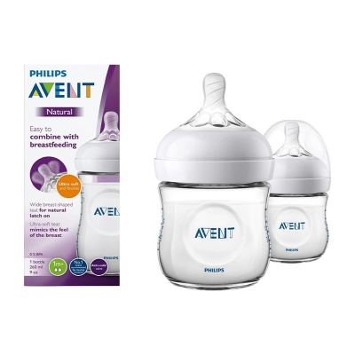 Picture of Baby Feeder Philips Avent Natural Response Baby Feeder Bottle 1m+ 260ml Pack of 2