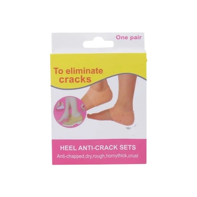 Picture of 1 Pair Free Size Heel Anti Crack Set For Men & Women For Anti Chapped,Dry,Rough, Homythick, Crust