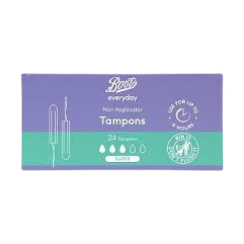 Picture of Boots Everyday Non Applicator 24 Tampons Super