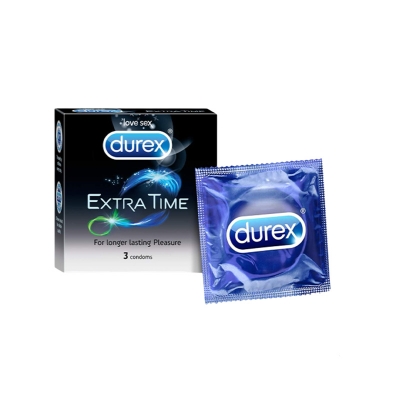 Picture of Durex Extra Time Condom - Single Pack - 3pcs Condom