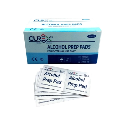 Picture of Curex Alchohol Prep Pads 100pcs Box