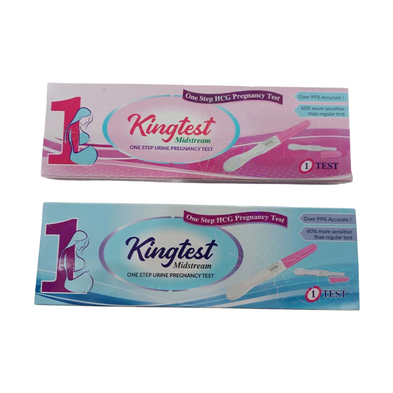 Picture of 1pcs King Test Rapid One Step hCG Midstream Pregnancy Test Kit
