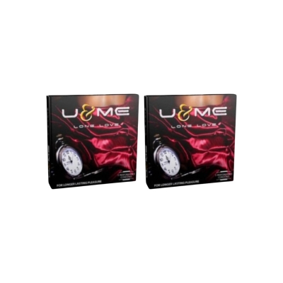 Picture of U&Me - Long Love Condom - Combo Pack - 2 Packs - 3x2=6pcs