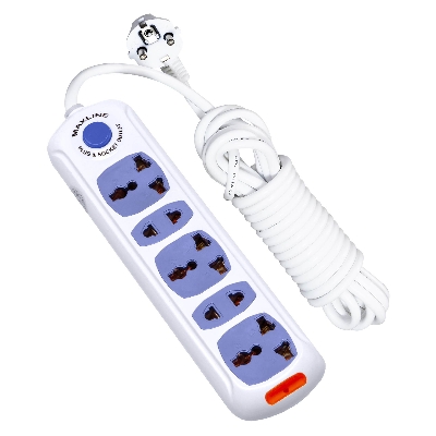 Picture of Maxline 5 Port Multi Extension Socket Model: ML-0032-5 Miter Wire( 16 Fit /Hand Long Wire)