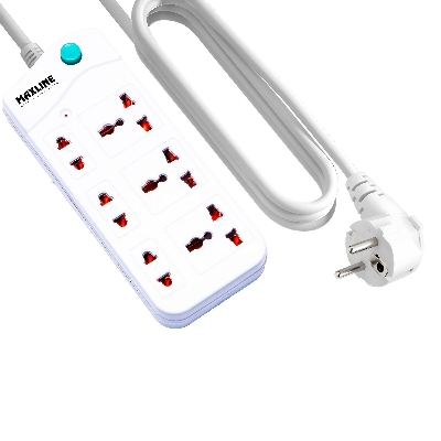 Picture of Maxline 6 Port Multi Extension Socket Model: ML-2013-8 Fit Cable