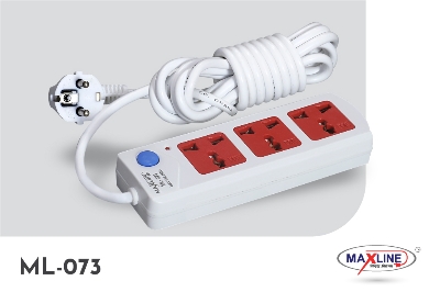 Picture of Maxline  Clasic Multiplug 3 Gang Model-ML-073- 3 Miter Wire/10 Fit