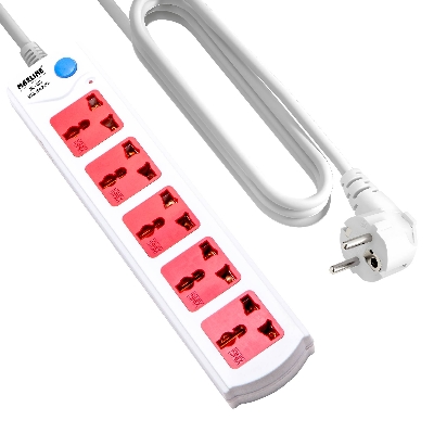 Picture of Maxline  Classic Multiplug 5 Port Socket Model-ML-075- 3 Miter Wire/10 Fit cable