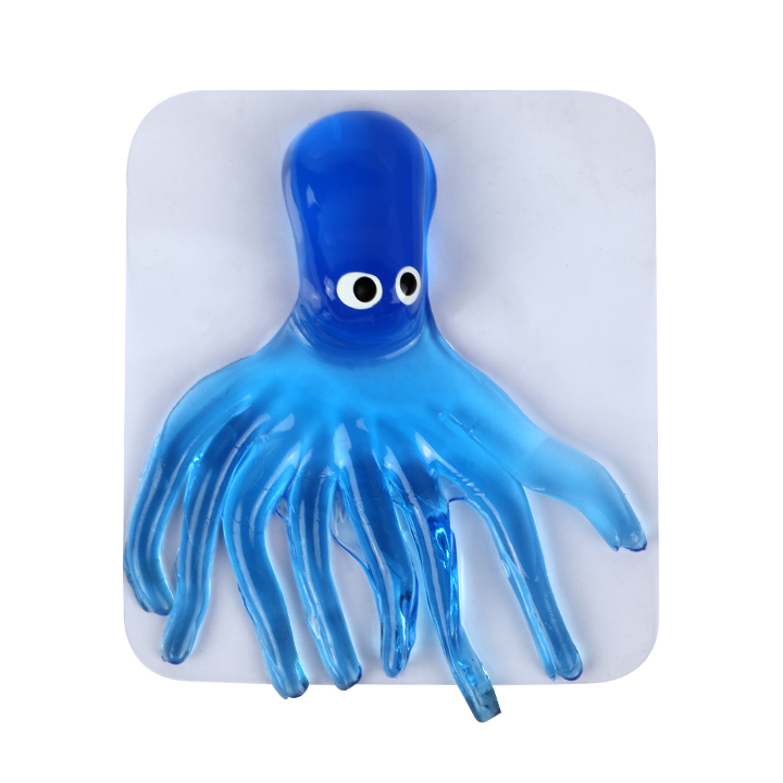 Stretch Sticky Slime Octopus for Fun Games Orange