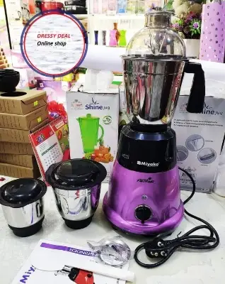 Picture of Miyako Pink Panther 3 in 1 Multi Purpose Mixer Blender machine- 750 Watt