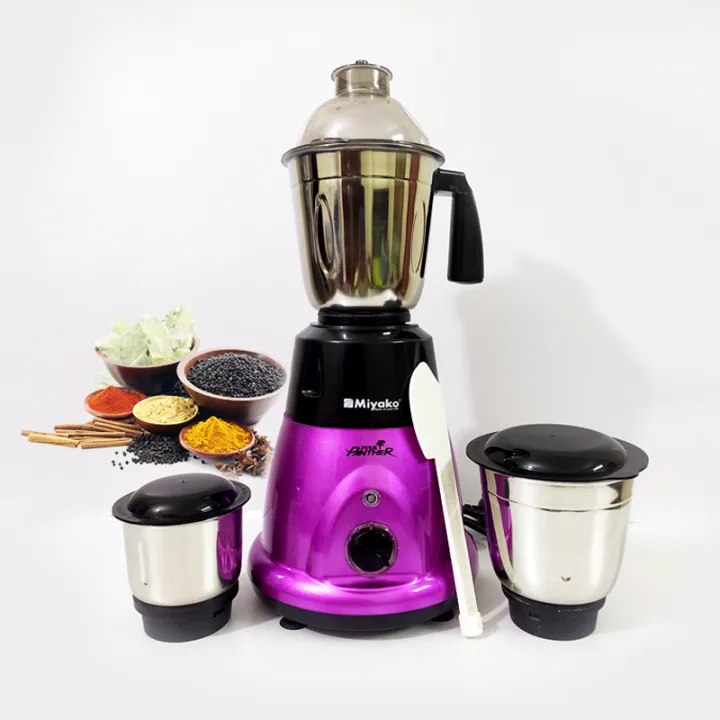 Picture of Miyako Pink Panther 3 in 1 Multi Purpose Mixer Blender machine- 750 Watt