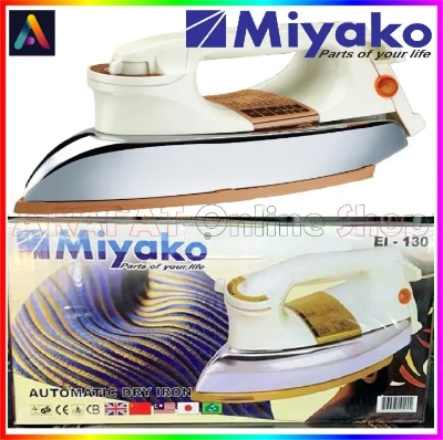Picture of Miyako heavy weight Automatic Electric Dry iron | Capacity : 1000 Watt | Model : EI-130