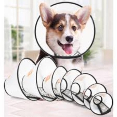 Picture of E Collar/Elizabethan Collar/Pet Recovery Cone Collar/Pet Surgical Cone Collar (Size-01/Extra Large Size))