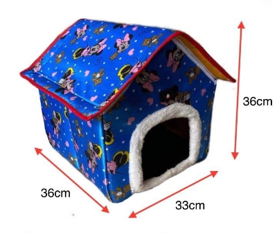 Picture of Pet Home/House For Dog Cat Rabbit will be able to sleep comfortably Red Miki
