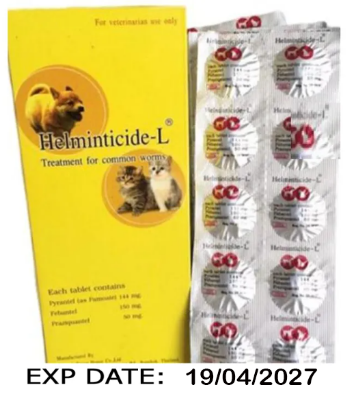 Picture of Deworming Tablet for Cats & Dogs - Helminticide L