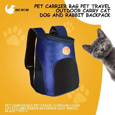 Picture of Pet Carrier Bag Pet Travel Outdoor Carry Cat Dog and Rabbit Backpack Easy Travel Black Type-2