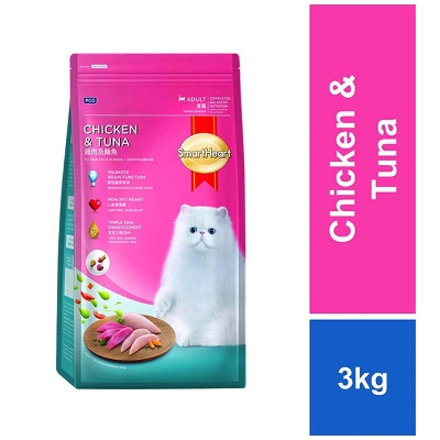 Picture of Smart Heart Adult Cat Food 3Kg (Chicken & Tuna)