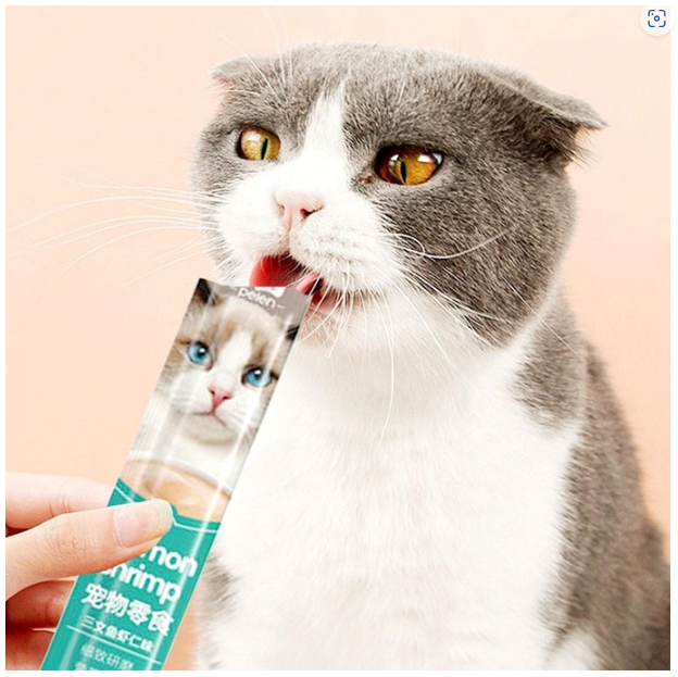 Picture of Cat Treat Snacks Chicken Tuna Salmon Flavor Cat Wet Snacks Food Pet Food Kitten Snack Cat Wet Snacks (Only Chicken flvour Available)  1pices Food Global Pet Shop