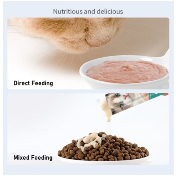 Picture of Cat Treat Snacks Chicken Tuna Salmon Flavor Cat Wet Snacks Food Pet Food Kitten Snack Cat Wet Snacks (Only Chicken flvour Available)  1pices Food Global Pet Shop
