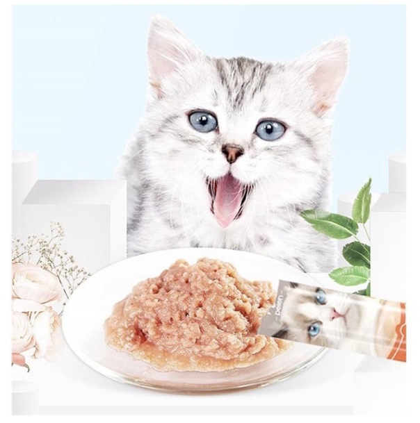 Picture of Cat Treat Snacks Chicken Tuna Salmon Flavor Cat Wet Snacks Food Pet Food Kitten Snack Cat Wet Snacks (Only Chicken flvour Available)  1pices Food Global Pet Shop