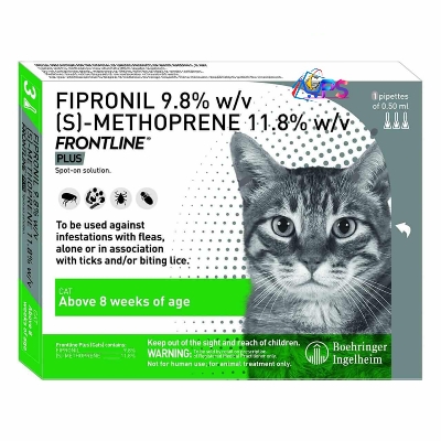 Picture of FRONTLINE Plus Spot On for Cats – Flea and Tick Protection 1 pices
