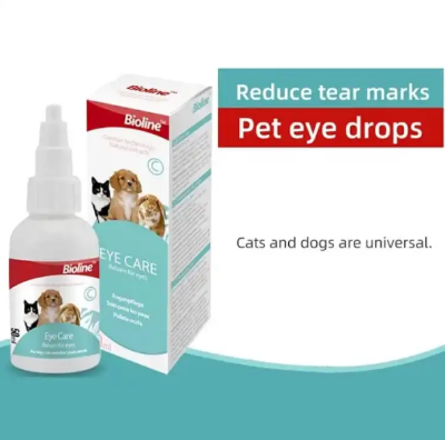 Picture of BIOLINE Eye Care Eye Drop for Pet Cat Dog Rabbit 50ml