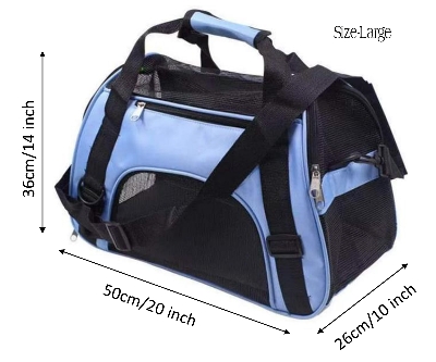 Picture of Cat Carrier Soft-Sided Pet Easy Travel Carrier for Cat Dogs Puppy Rabbit Comfort Portable Folding Pet Carrier JUST PET BD