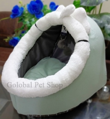 Picture of Cute Cat Beds Warm Cat House Winter Cat Kitten Puppy Dog Soft Warm Bed Kenne Lounger Cushion Global Pet Shop  House