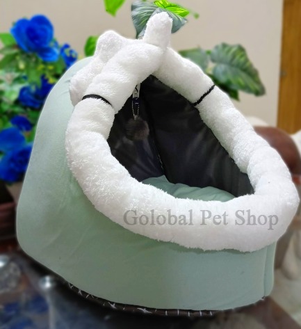 Picture of Cute Cat Beds Warm Cat House Winter Cat Kitten Puppy Dog Soft Warm Bed Kenne Lounger Cushion Global Pet Shop  House
