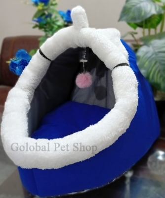 Picture of Cute Cat Beds Warm Cat House Winter Cat Kitten Puppy Dog Soft Warm Bed Kenne Lounger Cushion Global Pet Shop  House